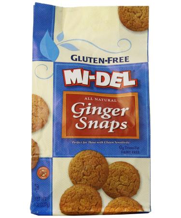 Mi-Del Gluten Free Ginger Snap Cookies,8 Ounce