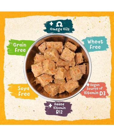 Benevo Complete Wet Vegan Dog Food (359g) Hypoallergenic Wheat Free & Non GM For Large & Small Breeds With Essential Fatty Acids Taurine & L-carnitine Approved By PETA & Vegan Society UK 395 g (Pack of 1) - Buy Online on GoSupps.com