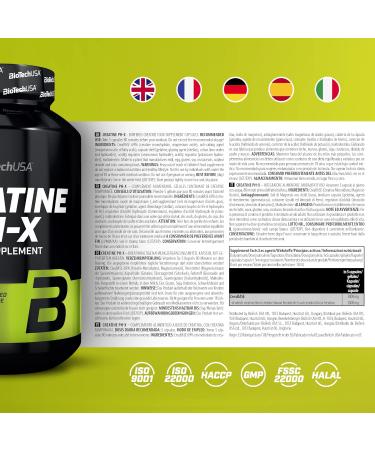 BioTechUSA Creatine Ph-X Capsules | Buffered Creatine | 3g CreaBASE | 210 Capsules - International Shipping Available - Buy Online on GoSupps.com