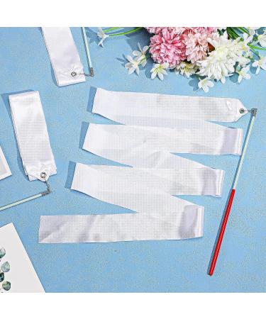 HyDren White Gymnastics Ribbon Dancing Streamers Set - 6 Pieces - Buy Online on GoSupps.com
