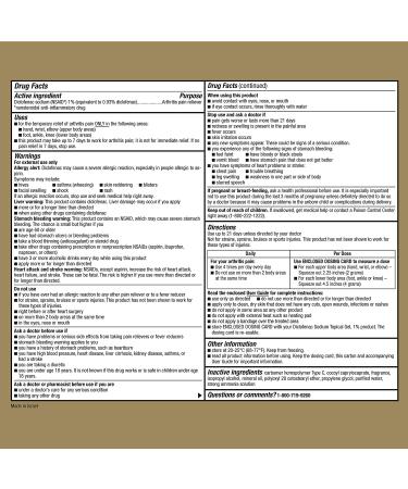 GoodSense Arthritis Pain Relieving Gel 1% Diclofenac Sodium Topical Gel - 3.53 oz - Buy Online on GoSupps.com