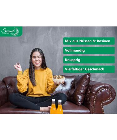  Sunnah Shop Sunnah Shop Unsalted Natural Unroasted Nut Mix | Fruity Variety of Cashews Almonds Walnut Kernels & Raisins | Vegan Protein | Student Nuts | (5 kg) - Buy Online on GoSupps.com