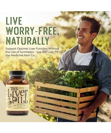 Buy The Liver Pill 120 Capsules - Herbal Liver Detox & Cleanse with Burdock Root Milk Thistle & Rosemary - Non-GMO & Organic Supplements for Men and Women - Fast International Shipping - Buy Online on GoSupps.com