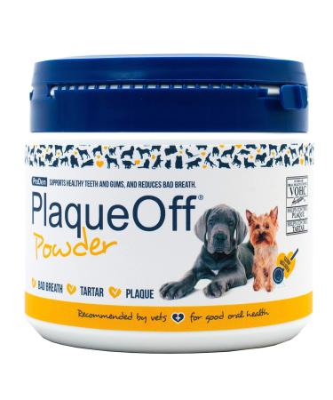 ProDen PlaqueOff Powder  Supports Normal, Healthy Teeth, Gums, and Breath Odor in Pets  420 g