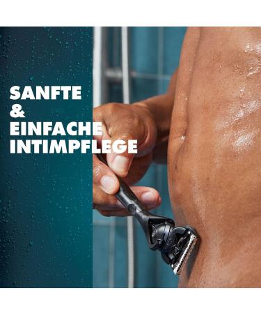 Gillette Intimate Razor & Care Set for Men | 2 Blades & Shaving Bundle | International Shipping Available - Buy Online on GoSupps.com