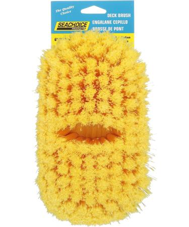 Seachoice 6 Deck Brush with Soft Bristles and Threaded Hole - Wood Block - Buy Online on GoSupps.com