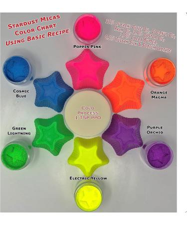 Stardust Micas Pigment Powder - 10g Jar Purple Orchid | Cosmetic Grade Colorant for Makeup, Soap Making, Epoxy Resin & DIY Crafting Projects - Buy Online on GoSupps.com