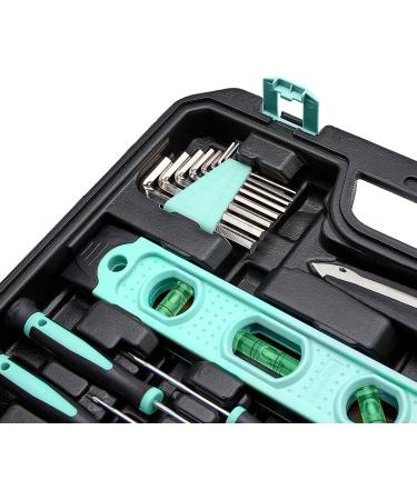 Amazon Basics Household Tool Kit with Tool Storage Case - 142-Piece  Turquoise Turquoise Tool Kit - Buy Online on GoSupps.com
