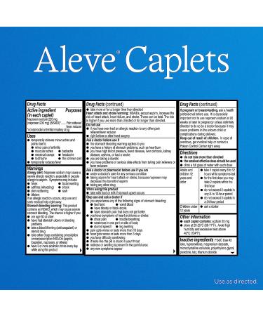 Aleve On The Go Pain Relief Sachet Dispenser - 60 Individual Pouches - Buy Online on GoSupps.com