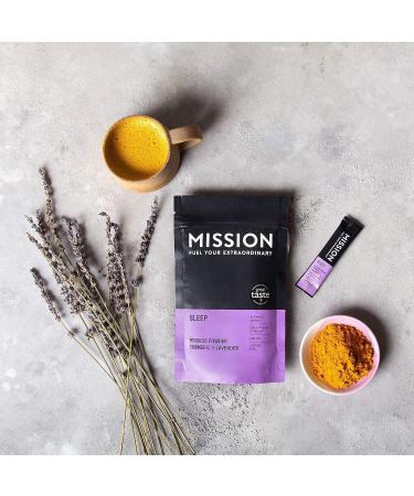 Sleep Matcha Tea - 10 Sachets | Rooibos Powder with Turmeric & Lavender - 10 Count - Buy Online on GoSupps.com
