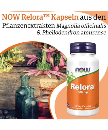 Now Foods Relora 300 mg - 60 Vegan Capsules | Gluten Free Soy Free Vegetarian | Laboratory Tested Supplement - Buy Online on GoSupps.com
