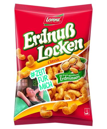 Lorenz Snack World Peanut Curls Classic - 120g | Buy Internationally - Crispy & Flavorful Snack - Buy Online on GoSupps.com