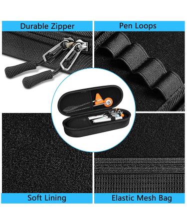 Travel Hard Stethoscope Case for Littmann Classic III, Cardiology IV, MDF Acoustica - Black - Buy Online on GoSupps.com