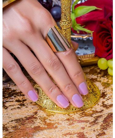 Gelish Mini Gel Nail Polish - All the Queen's Bling Purple | Lavender Gel Polish 0.3 oz | Purple Nail Colors - Long Lasting Formula - Buy Online on GoSupps.com