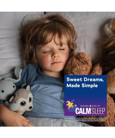 Natural Vitality Kids Calm Sleep Melatonin 1mg Gummies | Nighttime Cherry Flavor | 100% Drug Free | Non-GMO Vegan & Gluten Free Supplement | 90 Count - Buy Online on GoSupps.com