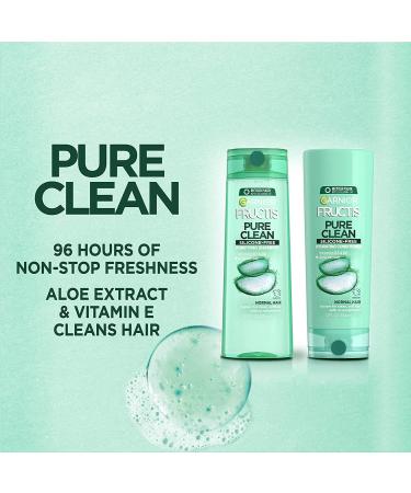 Garnier Fructis Pure Clean Fortifying Shampoo with Aloe - 12.5 fl oz (370 ml) | Strengthen & Nourish Hair - Buy Online on GoSupps.com