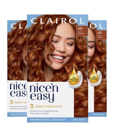 Clairol Nice'n Easy Permanent Hair Dye - Nice'n Easy Permanent Hair Dye - Pack of 3 - 6.26 Fl Oz.