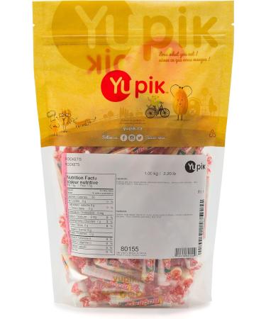 Yupik Candy Rockets 1 kg 6 Count Gluten-Free Multicolored Pressed Candies Individually Wrapped Sweet & Fruity Flavors Trick or Treat Sweets Ideal for Gifting Halloween & Holidays 6 kg - Buy Online on GoSupps.com