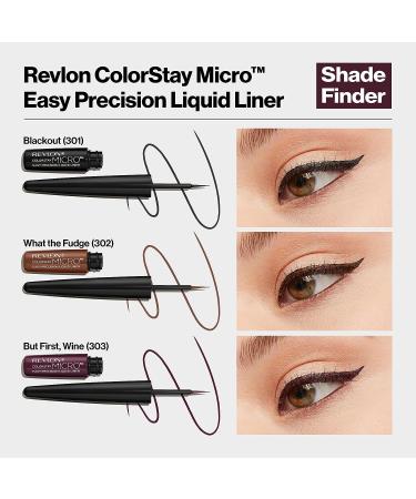 REVLON ColorStay Micro Easy Precision Liquid Liner 303 But First Wine - Long-Lasting Waterproof Formula | Pack of 1 - Buy Online on GoSupps.com