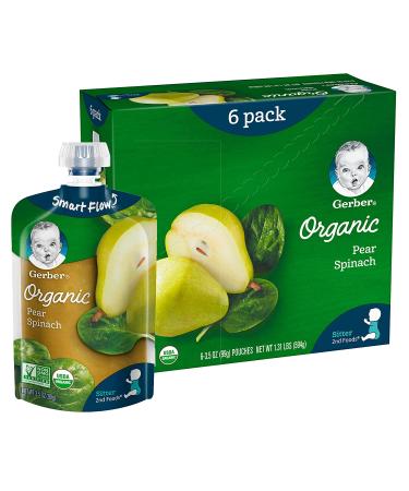 Gerber Organic 2nd Foods Baby Purees Variety Pack - 18 Count, 3.5 oz Fruit & Veggies - Buy Online on GoSupps.com