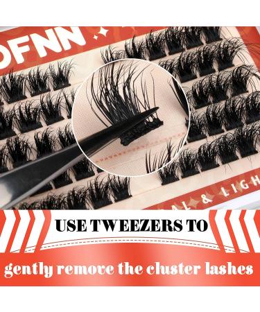 Mink Cluster Lashes: Fluffy DIY Individual Eyelash Extensions by Eefofnn (8mm-16mm Mixed Length) - Buy Online on GoSupps.com