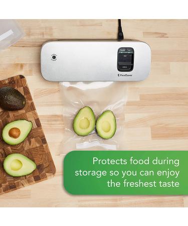 FoodSaver Space Saving Vacuum Sealer Machine with Bags and Roll - Airtight Food Storage and Sous Vide | Silver - Buy Online on GoSupps.com