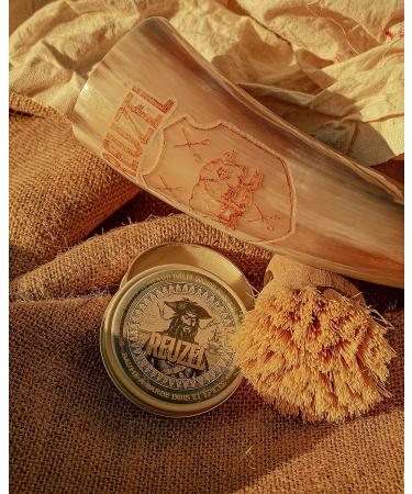 Reuzel Wood and Spice Beard Balm - Conditioning & Sculpting Beard Treatment - Shea Butter & Argan Oil - Woody Spice Fragrance - Buy Online on GoSupps.com