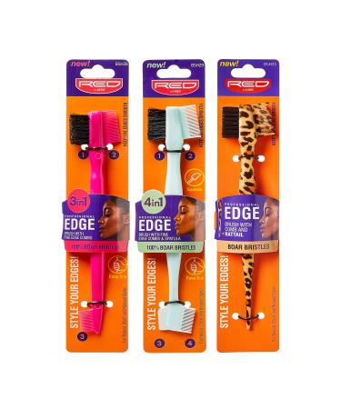100% Boar Bristle Professional Edge Brush Set Edge Brush Set 1