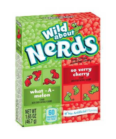 Nerds Tiny tangy crunchy candy with watermelon and cherry - 1.65 Oz