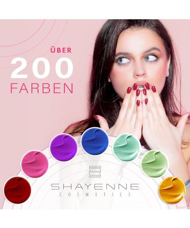 Shayenne Made in Germany Shellac Gel Nail Polish 15 ml for UV LED Lamp 162 Magic Orange Glitter Gel Nail Polish for UV Nail Lamp LED Nail Polish Gel Polish Nail Gel - Buy Online on GoSupps.com