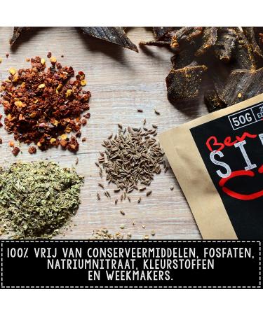 Premium Handmade Beef Jerky Trial Box - 3 Mixed Flavors 18 x 50g Chemical-Free Austrian Pasture - International Shipping Available - Buy Online on GoSupps.com
