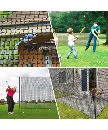 Golf Practice Net Ball Hitting Barrier - Portable Heavy Duty 10x10ft Training Net for Driving, Chipping & Batting - Indoor/Outdoor Sports Netting with Carrying Bag - Buy Online on GoSupps.com