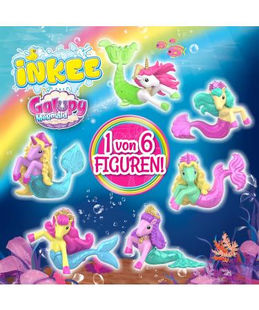 INKEE GALUPY MERMAID - Bombe de Bain enfant en forme de coquillage Boule de bain avec surprise l'int rieur - Jouet de bain Licorne test dermatogoliquement Galupy Mermaid 1 unit (Lot de 1) - Buy Online on GoSupps.com