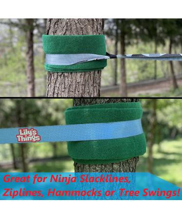 Lily's Things Tree Protectors for Ninja Slackline - Set of 2, 9ft Length - Tree Trunk Guard for Hammocks, Ziplines, Swings - Buy Online on GoSupps.com