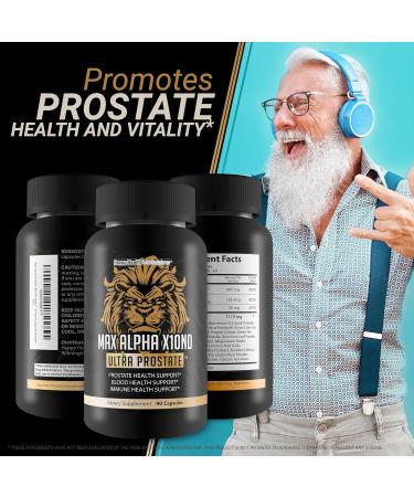 Max Alpha X10ND Ultra Prostate - T Prostate Support for Men - Promote Energy & Endurance - Blood Flow Support for Prostate Health with Vitamin D Ginseng Green Tea & Zinc - Immune Support Benefits - Buy Online on GoSupps.com