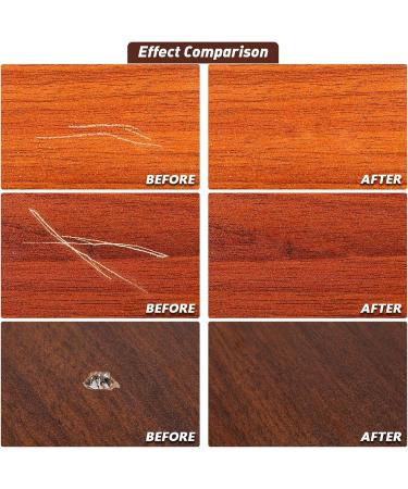 DEWEL Wood Furniture Repair Kit - Walnut Touch Up Markers & Fillers for Scratches Cracks and Restoration - Buy Online on GoSupps.com