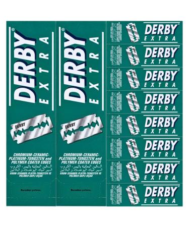 1000 "Derby Extra Professional" Double Edge Razor Blades for straight razor (1000)