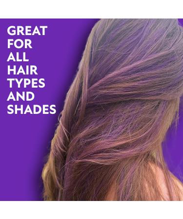 Fun In by Sun In Temporary Hair Color Purple - Easy Brush Applicator Washes Out in One Shampoo Gluten-Free Paraben-Free Alcohol-Free Cruelty-Free - Buy Online on GoSupps.com