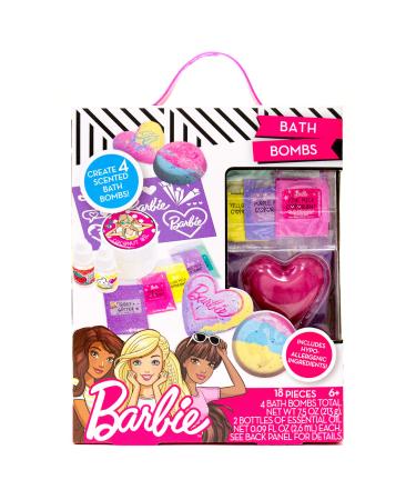 Barbie by Horizon Group USA Make Your Own Bath Bomb Kit 4 Custom Create colorful and cute multicolored - Buy Online on GoSupps.com