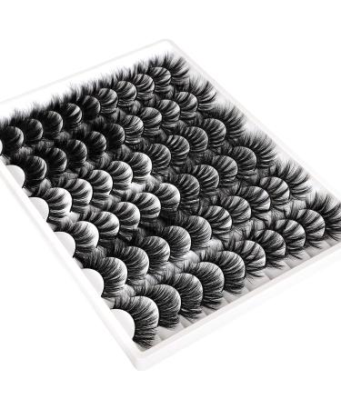 30 Pairs 20MM False Eyelashes Wholesale | 8D Fluffy Volume | 6 Mixed Styles Pack - Buy Online on GoSupps.com