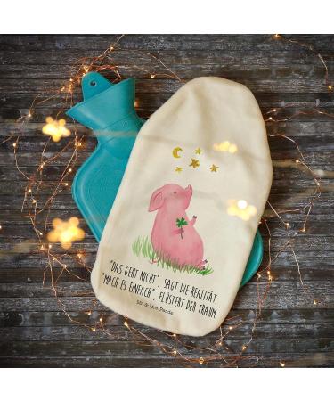 Mr. & Mrs. Panda Warm Bottle Pig Luck - Cozy Heat Bottle Cover Lucky Charm Gift Animal Motifs White - Buy Online on GoSupps.com