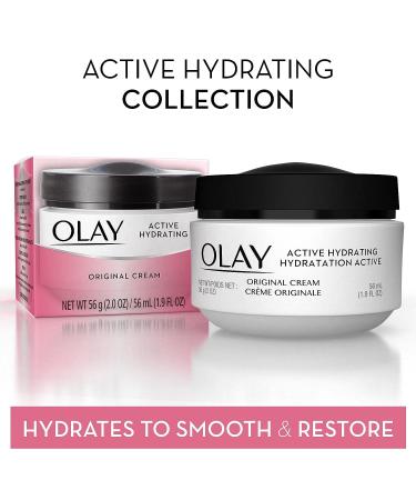 Olay Active Hydrating Cream Face Moisturizer 1.9 fl oz - Hydrating Facial Moisturizer - Buy Online on GoSupps.com