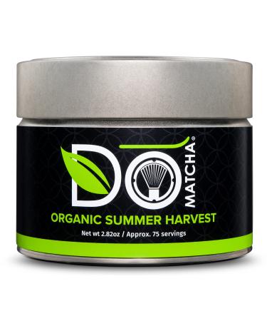 DoMatcha, Organic Summer Harvest Matcha Powder, Authentic Japanese Green Tea, Latte Grade, 2.82 oz Organic Summer Harvest 2.82 Ounce (Pack of 1)