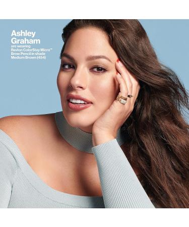 Revlon ColorStay Micro Eyebrow Pencil 454 Medium Brown | Waterproof, Smudgeproof, Argan & Marula Oil, Spoolie Brush | Pack of 1 - Buy Online on GoSupps.com