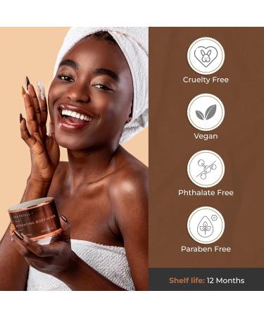 Ava Estell Natural Exfoliating Body Scrub - 250mL | For Clean, Healthy and Refreshed Skin | Helps Lighten Dark Spots, Stretch Marks and Blemishes - Buy Online on GoSupps.com