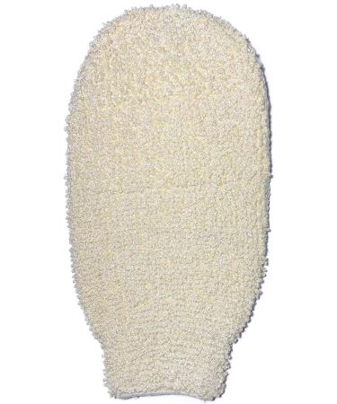 2 PACK Natural Exfoliating Pile Fabrics Glove Mitt Mitten - Bath Sponge Scrubber for Deep Clean & Smooth Skin - Machine Washable - Double Sided - Buy Online on GoSupps.com