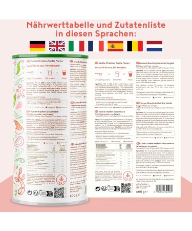 Vegan Protein Powder 600g - 22g Protein per Serving | Premium Quality Shake - Soy Rice Pea Sunflower & Pumpkin Seed Blend - Alpha Foods Kipferl - Buy Online on GoSupps.com