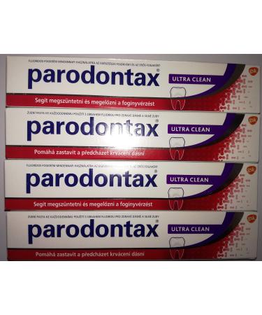 Parodontax 4 x Toothpaste Ultra Clean - 75 ml - Buy Online on GoSupps.com