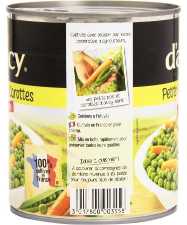  D'Aucy D'Aucy Peas & Carrots Extra Fine 800g - Buy Online on GoSupps.com