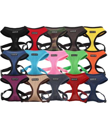 Puppia Dog Harness for Small & Medium Dogs | Super Soft & Colorful | Atani Train Tableware for Dogs - Navy Blue XL - Buy Online on GoSupps.com
